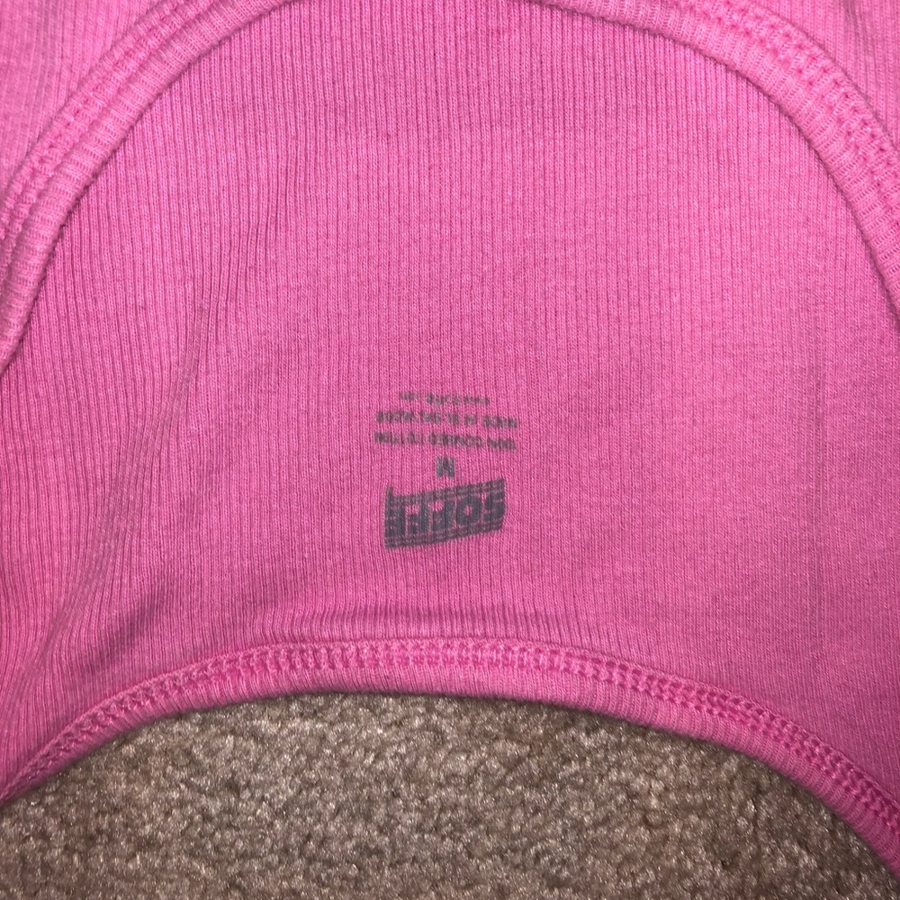 Pink soffe tank top